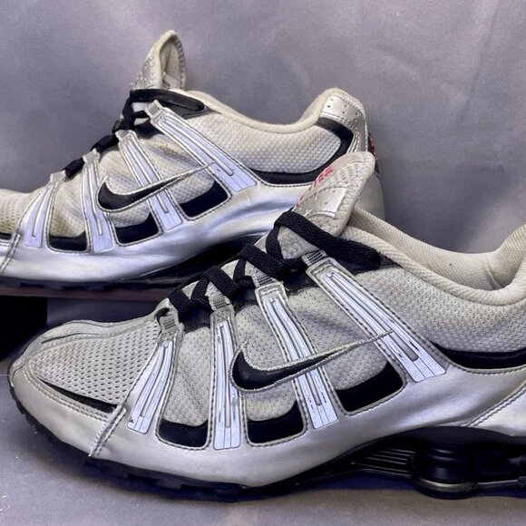 Nike Shox R4+ Metallic Silver Red 307807-002 Rare Vintage Y2K 2004 Mens Size 12 main image 11